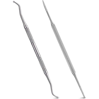 YINYIN 2 Piece Ingrown Toenail File and Lifter set in storage case