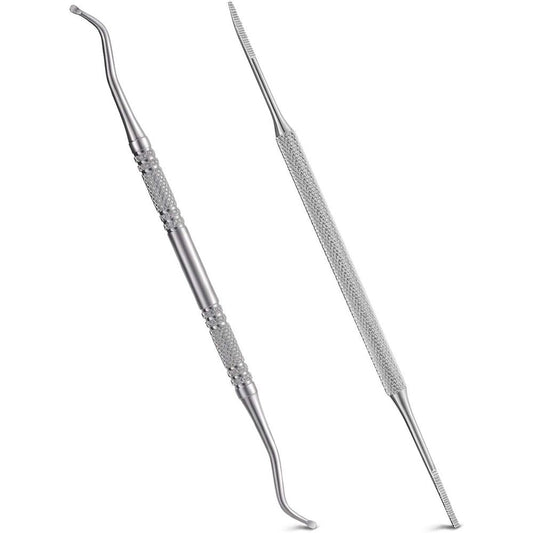 YINYIN 2 Piece Ingrown Toenail File and Lifter set in storage case