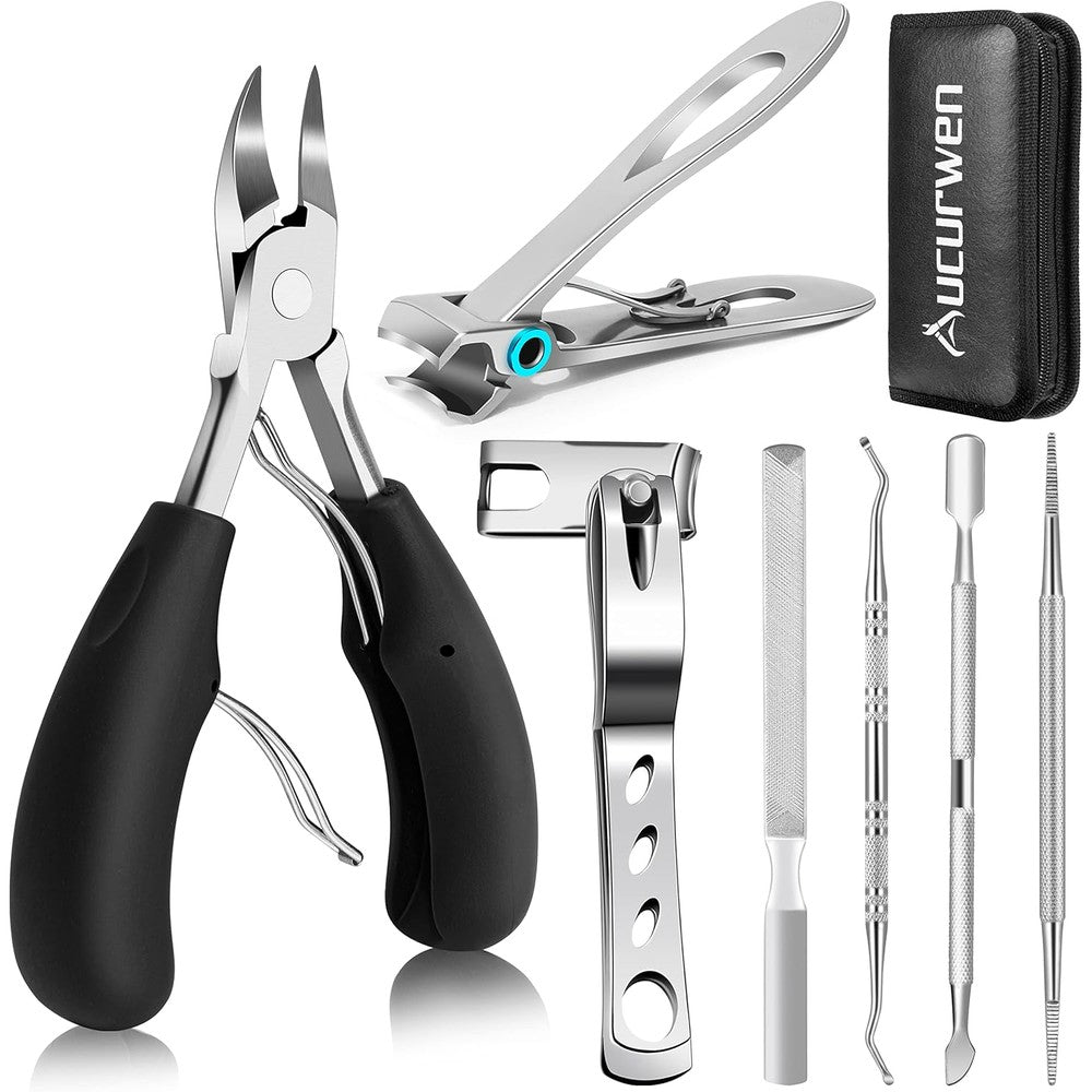 Aucurwen heavy duty toenail clippers for seniors front view