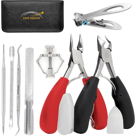 Cove Escape professional toenail clipper set front view