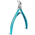 Feryes toenail clipper straight blade front view stainless steel