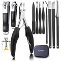 Fuwddy 12-in-1 pedicure kit with nail clipper and knives
