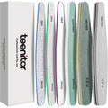 Teenitor 6 piece professional nail file and buffer kit front view