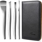 Fvion professional pedicure knife set 4 pieces front view
