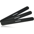Tweezerman Professional Nail Files pack of three black front view