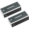 Tweezerman Black Nail Buff 2 Pack front view professional manicure tool