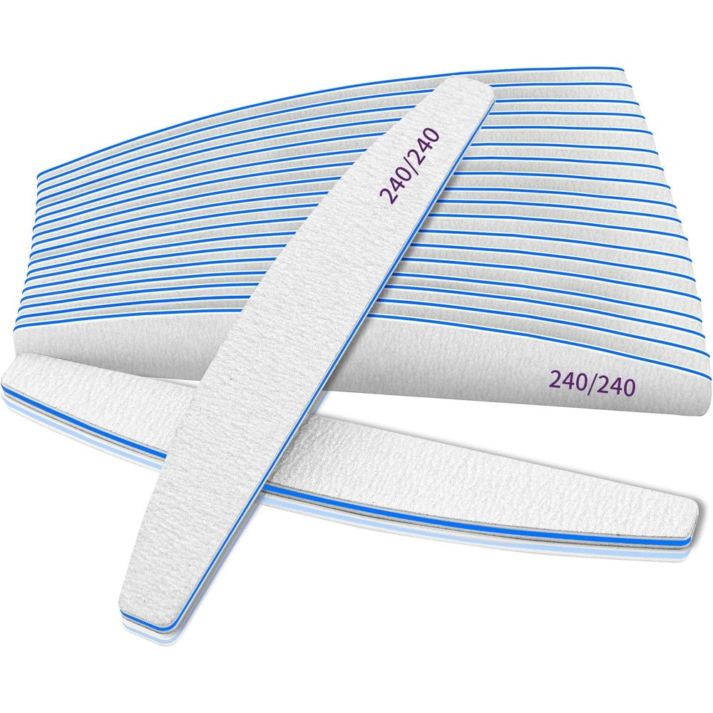 Bleswin professional 240 grit nail file set front view