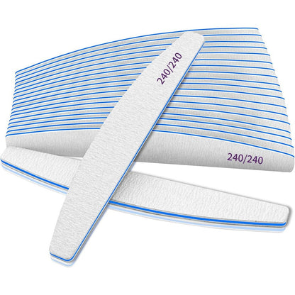 Bleswin professional 240 grit nail file set front view