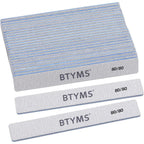 Btyms 80/80 grit professional emery boards 25 count front view
