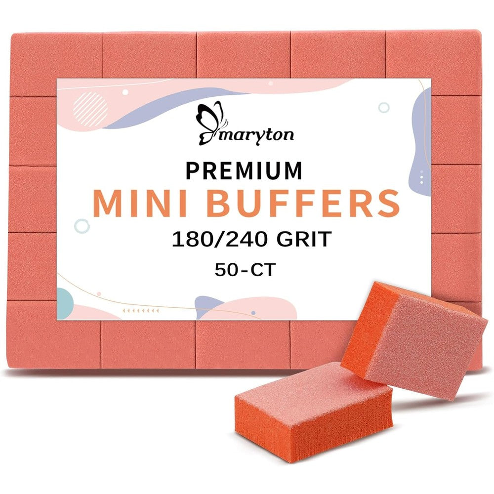 Maryton mini nail buffer blocks 50 count pack front view