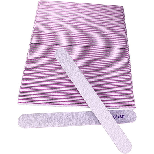 AhaTopia 50 pieces nail file emery board set front view