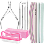 Fandamei professional nail care kit front view with manicure tools