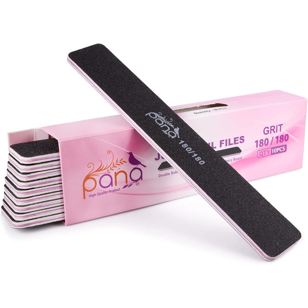 Pana professional jumbo nail files pack of 10 front view