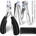 DRMODE 5-piece heavy duty toenail clipper set front view
