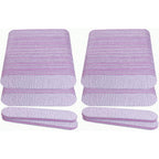 AhaTopia 100 pack professional emery board nail files front view