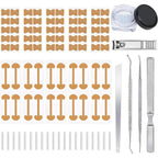 Generic ingrown toenail corrector set front view showing the complete sixteen piece toolkit in its compact storage case
