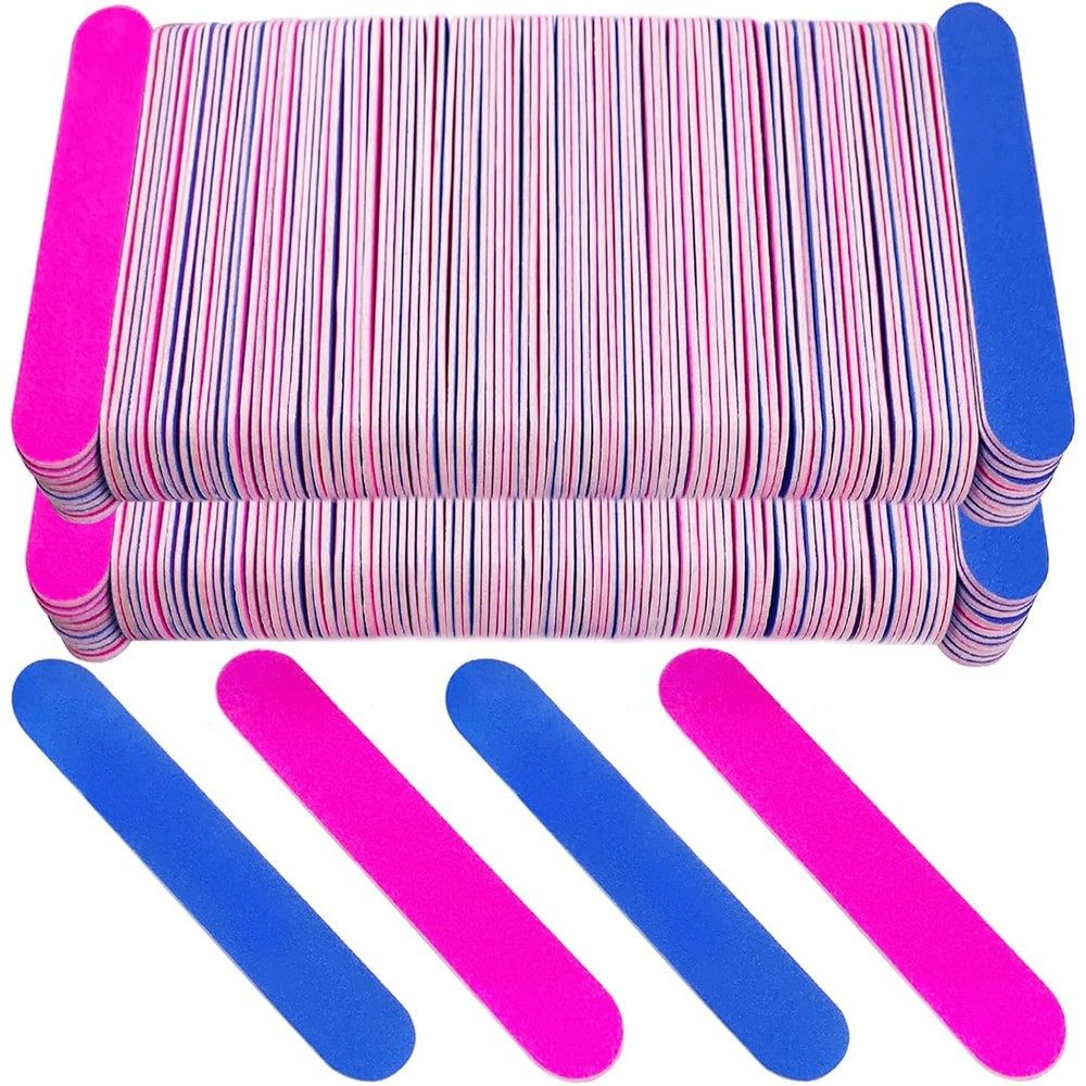 Diyfixlcd 200 pieces bulk emery boards for nail shaping