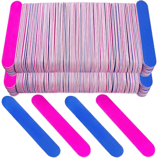Diyfixlcd 200 pieces bulk emery boards for nail shaping
