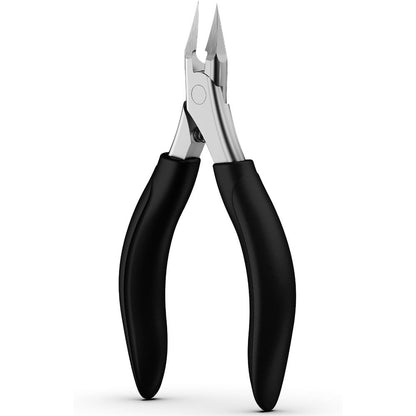 BEZOX Professional Toenail Clippers front view showing the ultra sharp curved stainless steel blades.