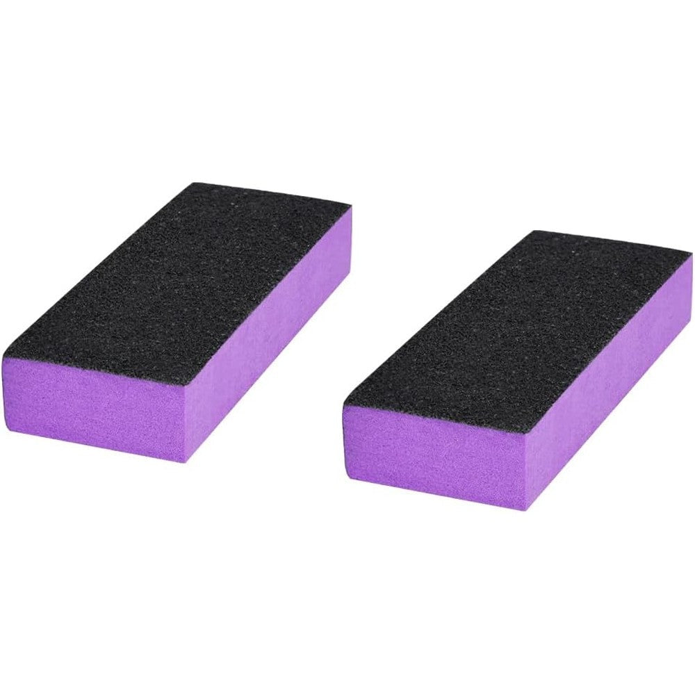 Ushe Dhome professional nail buffer block 2 pack front view