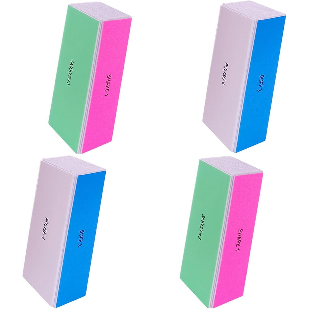 Nalacal 4 way nail buffer block set front view