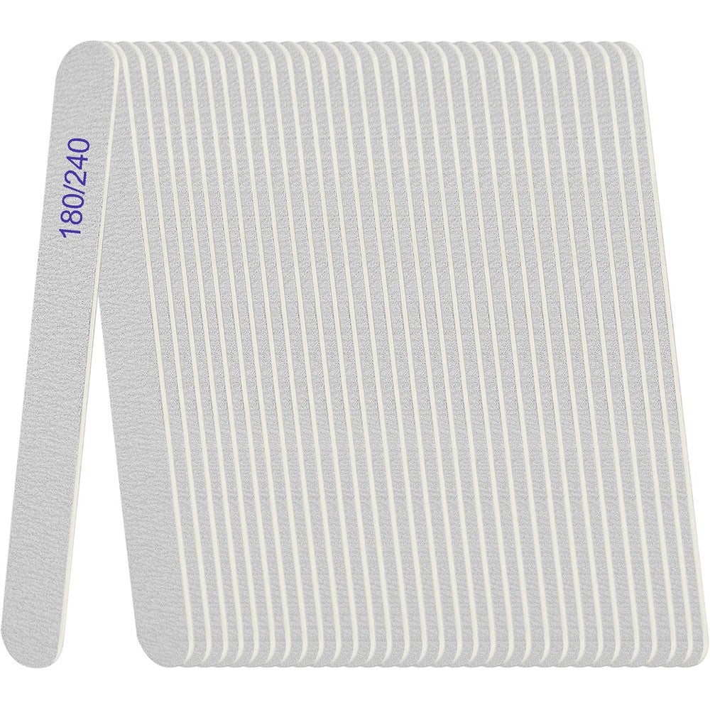 AhaTopia double sided nail file 24 pack front view