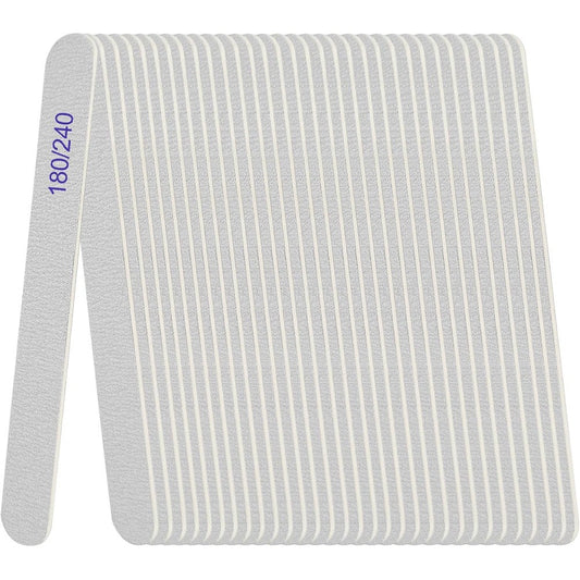 AhaTopia double sided nail file 24 pack front view