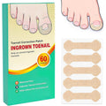 RMISODO ingrown toenail treatment strips front packaging view showing sixty breathable corrector patches.