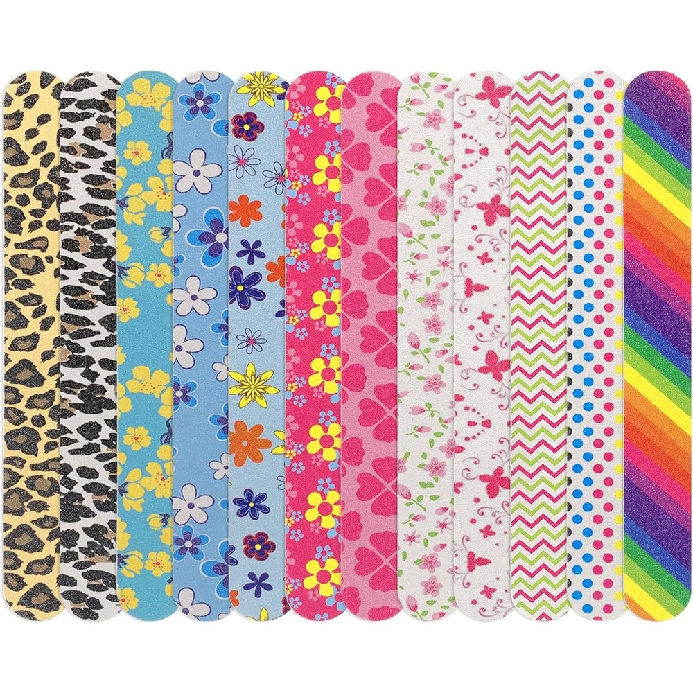 Wendergo 12 piece professional nail file set front view