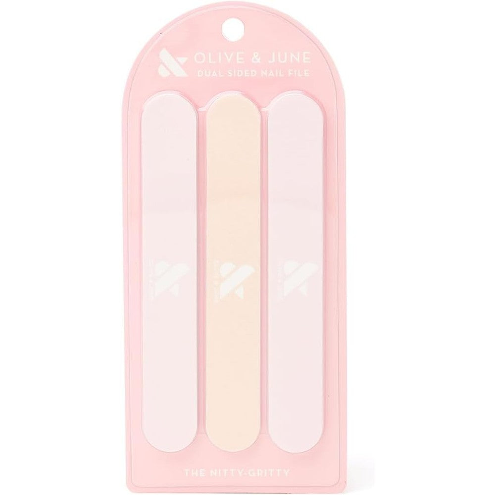 Olive and June Nail File Pack front view packaging