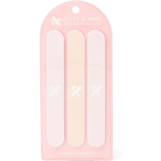 Olive and June Nail File Pack front view packaging