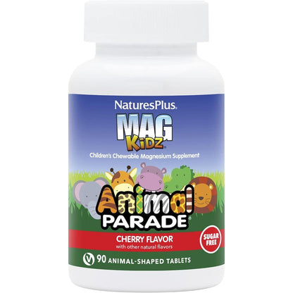 NaturesPlus Animal Parade MagKidz 90 tablets front view of bottle