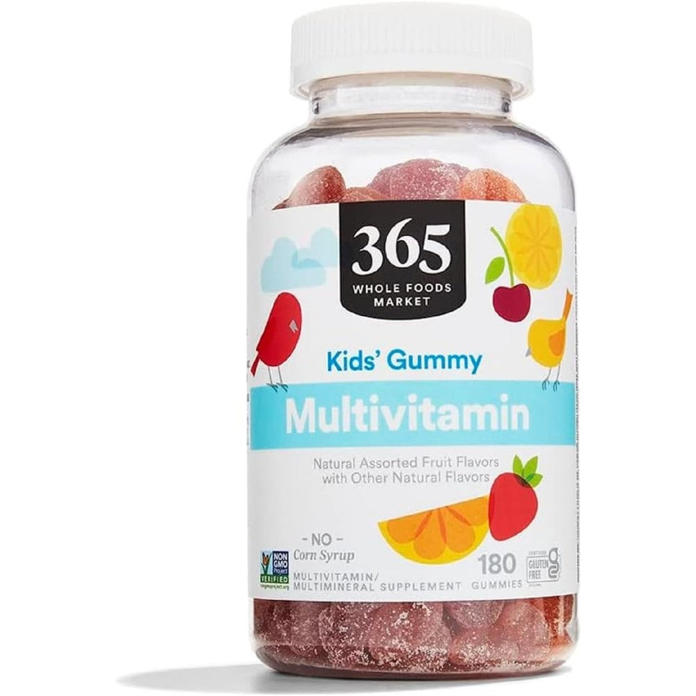 365 by Whole Foods Market Children's Gummy Multivitamin 180 count bottle front view