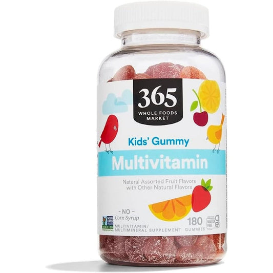 365 by Whole Foods Market Children's Gummy Multivitamin 180 count bottle front view