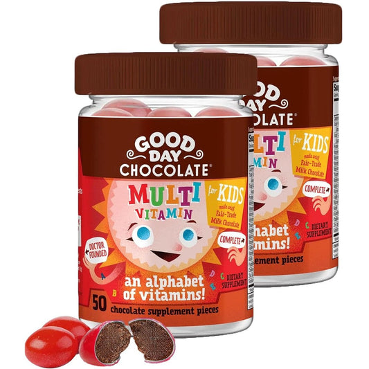 Good Day milk chocolate for kids with complete multivitamin for overall wellness