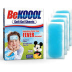 BeKoool Soft Gel Sheets for Kids front packaging showing cooling relief benefits.