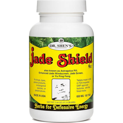 Dr. Shen's Jade Shield 150 tablets front view for immune support