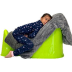Tum&Bum Incline Sleeper front view for natural pediatric cough relief.