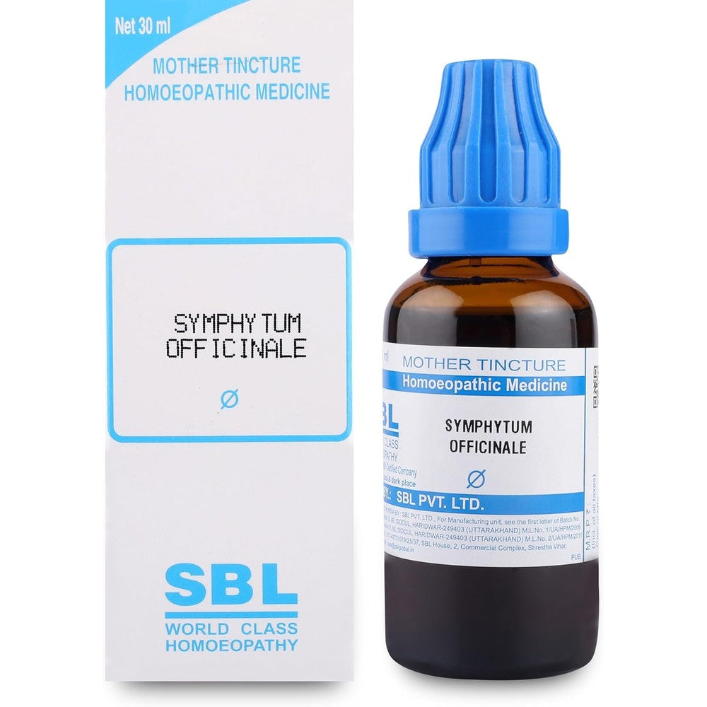 Happy Heal SBL Symphytum Officinale Q Mother Tincture 30ml bottle for bone healing recovery.