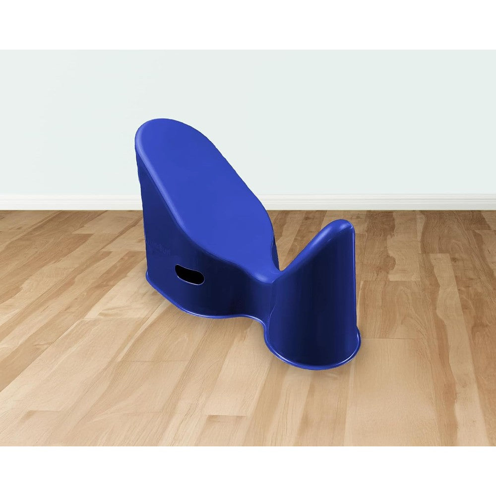 Tum and Bum Angled Sleeper for Kids Blue front view ergonomic incline support.