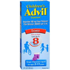 Advil Childrens Fever Reducer Grape Liquid front view pain relief medicine