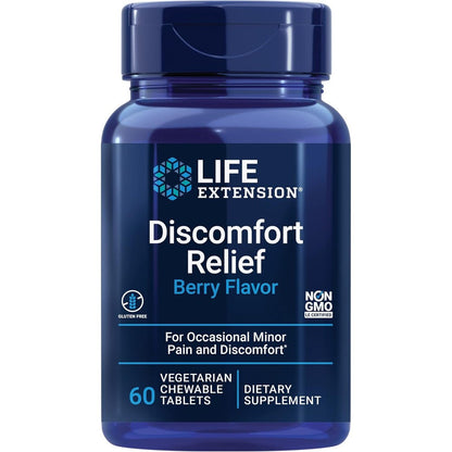 Life Extension Liqui Gels Minis 200mg 200 capsules front view pain relief
