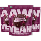 AwYeah Midnight Raspberry Mini Cookies front view showing 3.5 ounce packaging.