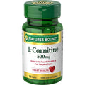 Nature's Bounty L-Carnitine 500mg front view amino acid supplement