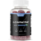 Snap Supplements L-Carnitine Tartrate Sugar Free Gummies front view pre-workout supplement