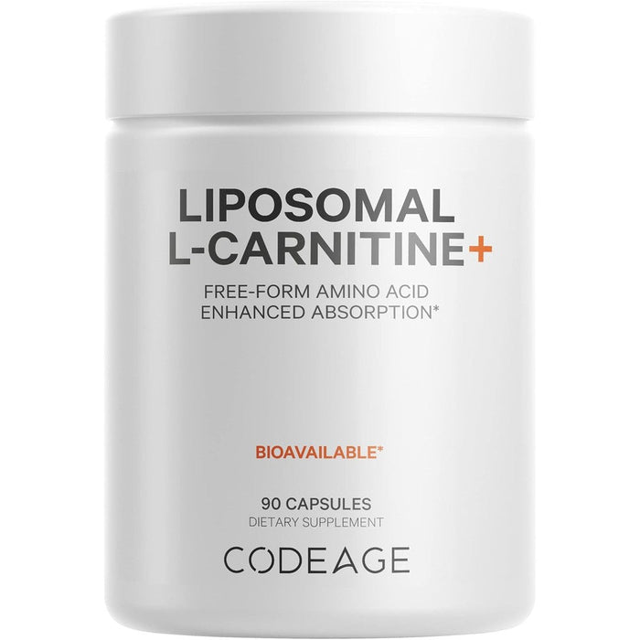 Codeage Liposomal L Carnitine+ Supplement 90 capsules for energy and metabolism