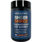 Sheer Strength Labs thermogenic fat burner capsules with capsaicin and l-carnitine 118.0g