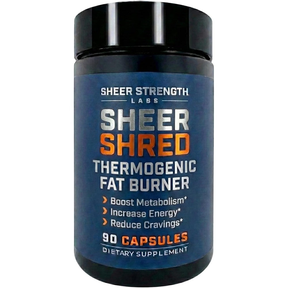Sheer Strength Labs thermogenic fat burner capsules with capsaicin and l-carnitine 118.0g