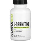 L carnitine benefits shown on 120 vegetarian capsules for fitness fat burner