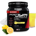 JYM Supplement Science Post JYM Fast Digesting Carb lemonade flavor front view